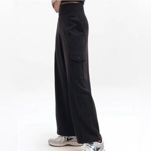Athleta Venice Wide Leg Pants - Size M Tall - black